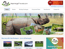 Tablet Screenshot of kazirangatravels.com